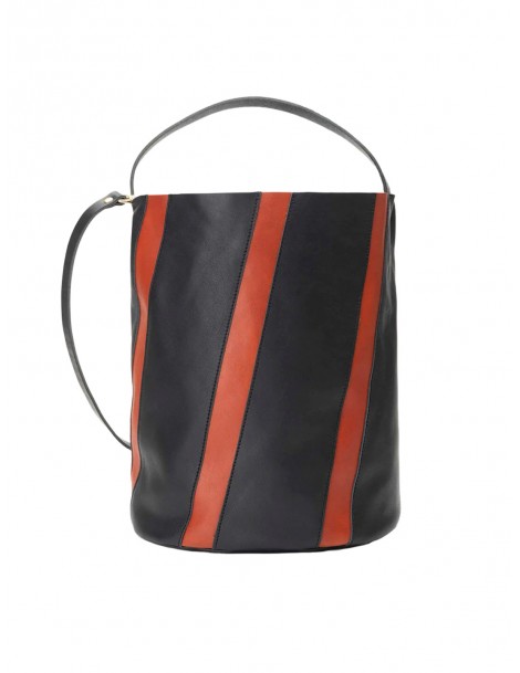 Bolso Mercules Bucket Twisted piel 