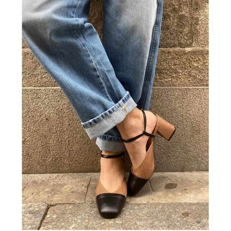 Zapato mujer Rosalba rafia...