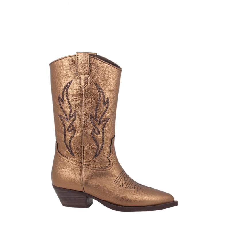 Bota Western bronce